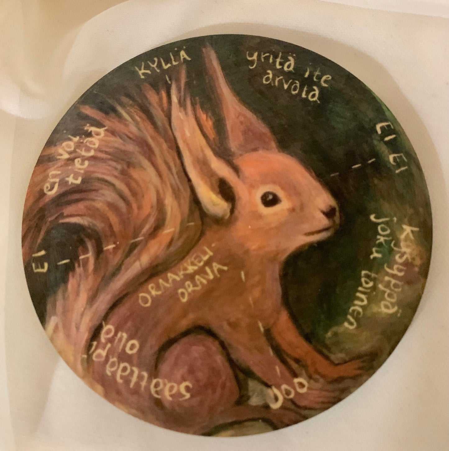 Oraakkeli Orava, heilurialusta