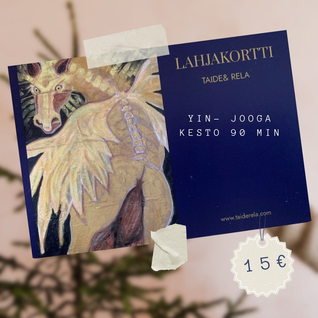 Lahjakortti: Yin -jooga