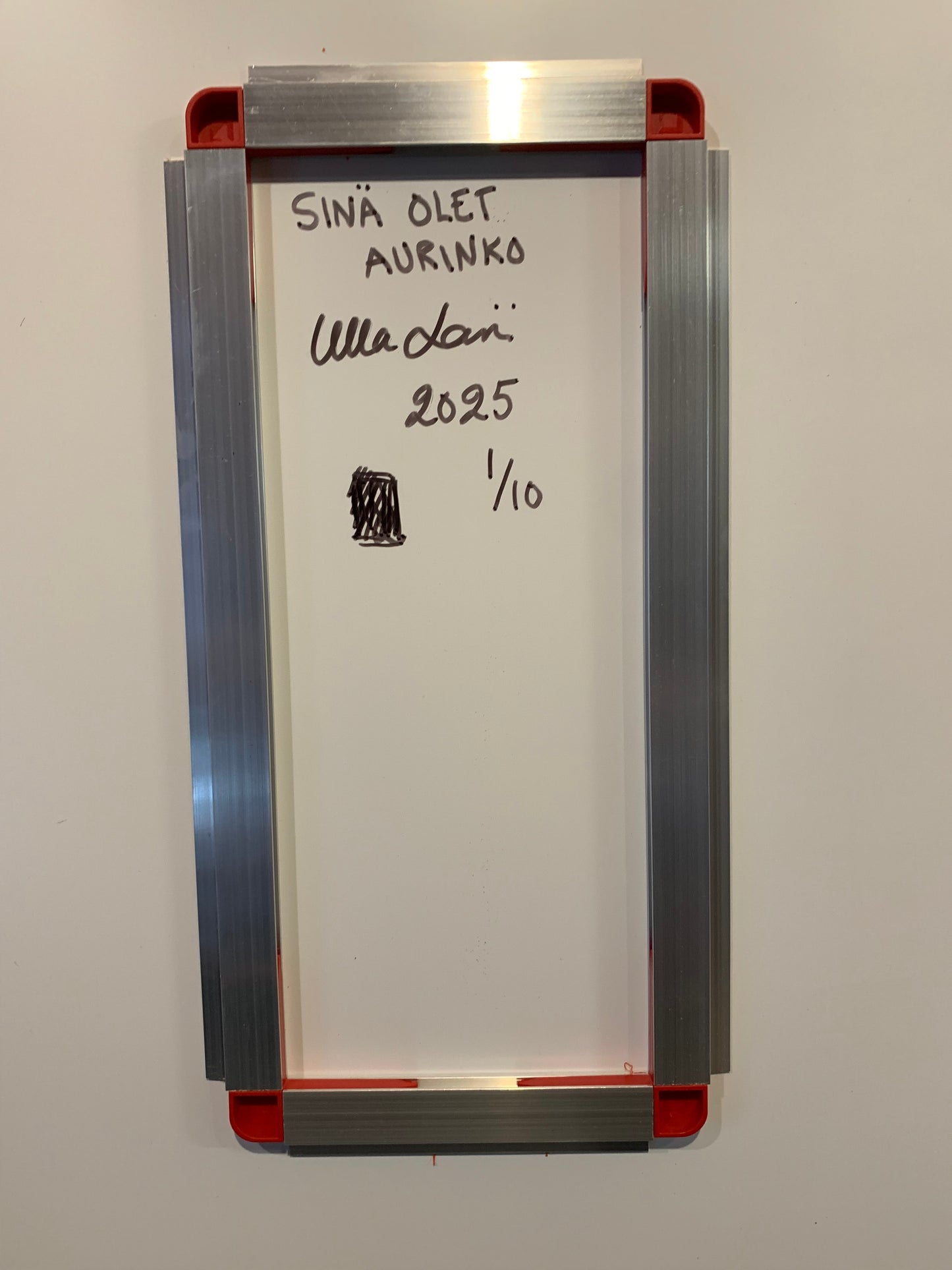 Metallitaulu: Sinä olet aurinko